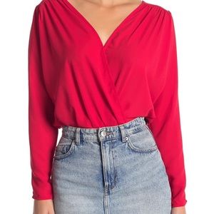 ASTR The Label Red Bodysuit